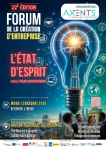 22e édition du Forum de la Création d’Entreprise – Thème 2026 : L’État d’Esprit, la clé pour entreprendre