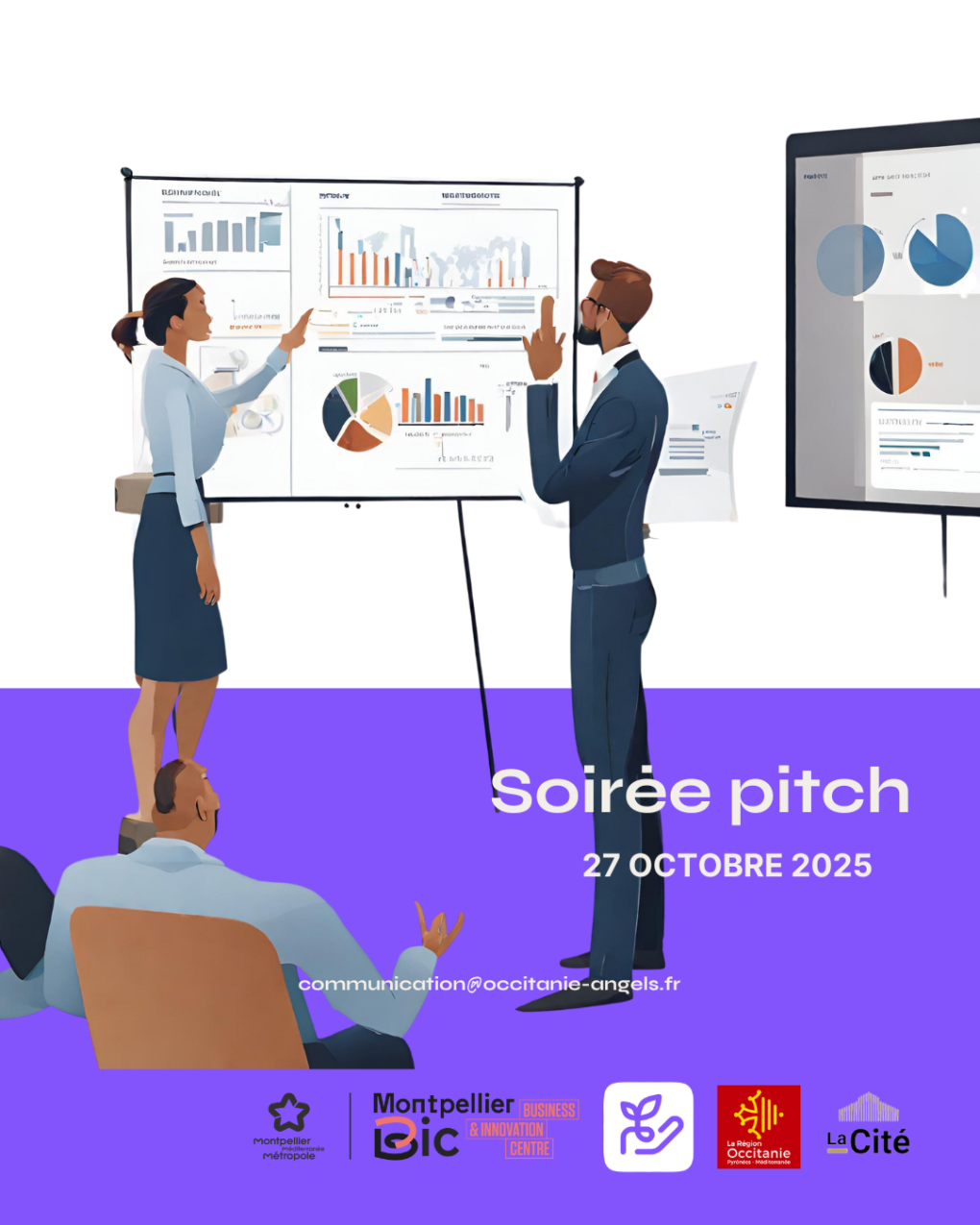 Invitation à la soirée Pitch d'Occitanie Angels