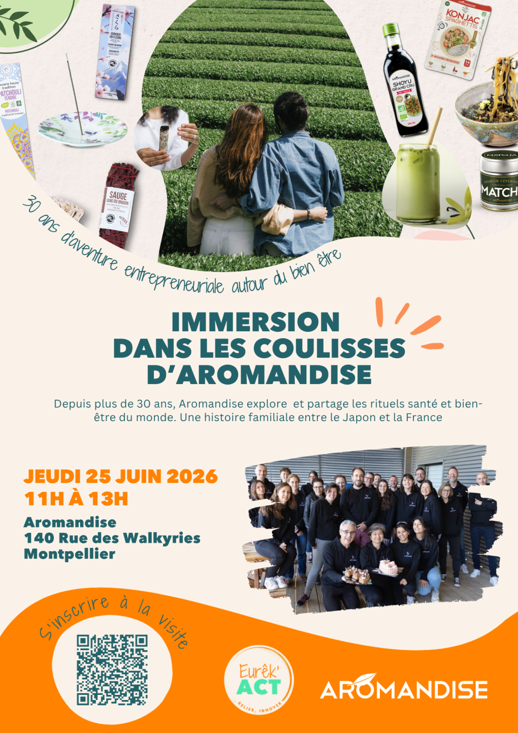Visite d'Aromandise